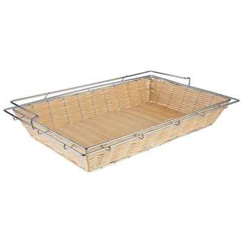 Corbeille de buffet ECONOMIC, rectangulaire, beige clair, 56.5x36.5x11 cm | APS 40150