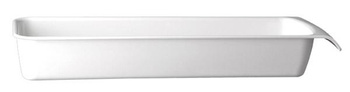 Bol CASCADE GN 2/4 en mélamine, blanc, 53x16,2x7,5 cm, 3,65 l | APS 83961