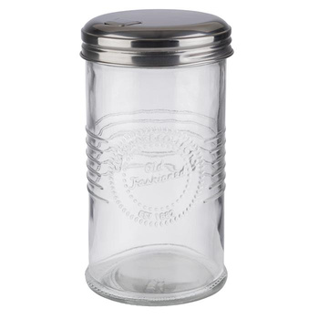 Sucrier en verre avec couvercle doseur, 7.5x14 cm | APS 40510
