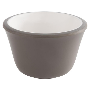 Bols pour trempettes, blanc et gris, lot de 6 pièces, MINI, 6x4 cm, 40 ml | APS 85240