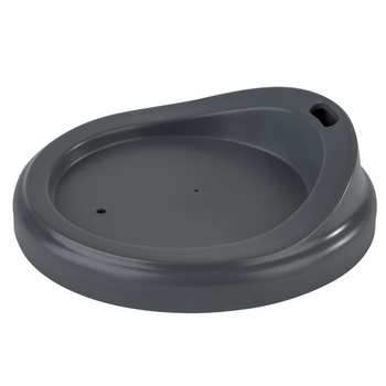 Couvercle pour tasses réutilisables TO GO, gris, 8.5x2.5 cm | APS 66916