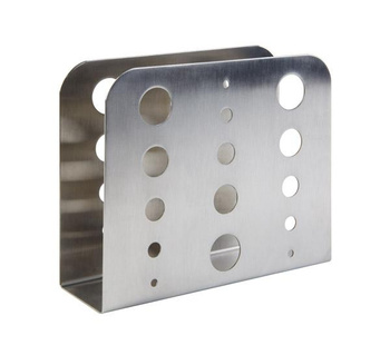 Porte-serviettes, acier inoxydable, mat, 15x4,5x12,5 cm | APS 11780