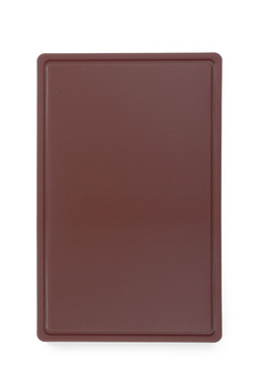 Planche en polyéthylène marron HACCP GN 1/1 | HENDI 826041