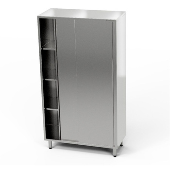 Armoire de stockage en acier inoxydable 90x70x200 cm | FORGAST