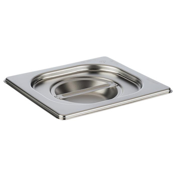 Couvercle en acier pour GN 1/6 sans découpe | APS 81695
