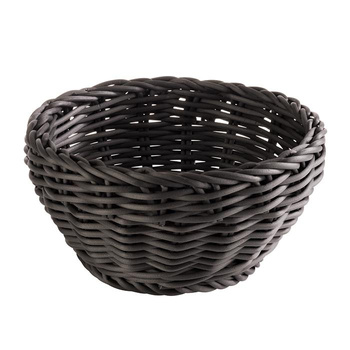 Panier à pain en polypropylène PROFI LINE, rond, noir, 16x16x8 cm | APS 50602