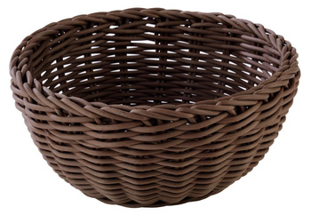 Panier à pain en polypropylène PROFI LINE, rond, brun, 29x29x7 cm | APS 50612