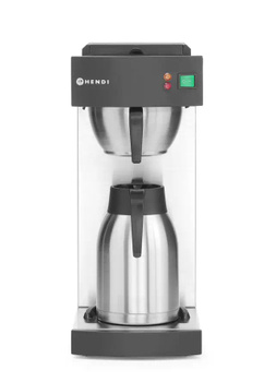 Cafetière filtre, 2 l, acier inoxydable, 1,4 kW | HENDI 211052