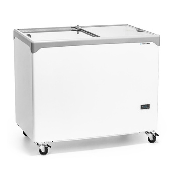 Congélateur bahut avec vitre plate en verre, capacité 290 L | FORGAST FG08400