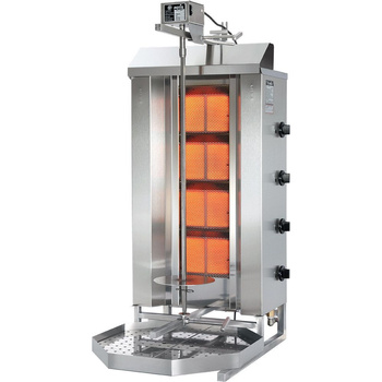 Gyros (kebab) à gaz Potis GD-4, 4 zones de chauffe, jusqu’à 70 kg, alimentation au gaz LPG | POTIS PG1402