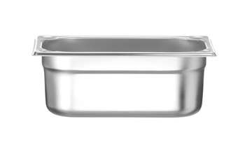 Bac GN 1/4 prof. 10 cm en acier inoxydable KITCHEN LINE | HENDI 806531