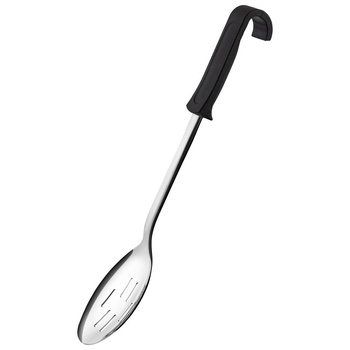 Cuillère de service perforée avec manche antidérapant, 34,5 cm | APS 664