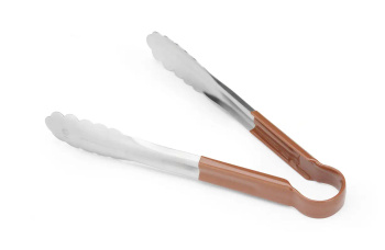Pince de service, 25 cm, acier inoxydable, marron | HENDI 171929