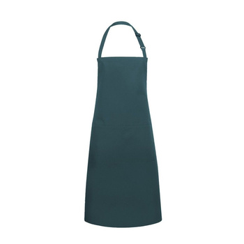 Tablier de cuisine Basic 75 x 90 cm avec poche et boucle vert pin | KARLOWSKY BLS 5-80-pce