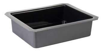 Insert GN SUPERBOX, GN 1/2, polystyrène, noir, 32,5x26,5x8,5 cm | APS 11617