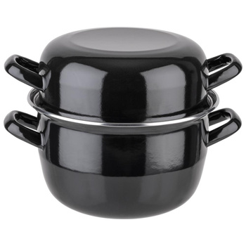 Marmite pour servir les moules, émaillée, 22,5x18 cm, 3,3 l | APS 626