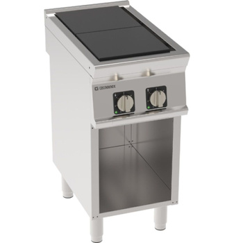 Cuisinière professionnelle électrique 2-plaques | TECNOINOX 716101