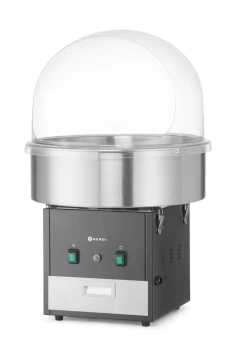 Machine à barbe à papa sans couvercle, couleur noire, 220-240V/1130W, 52x52x(H)50,3 cm | HENDI 282816