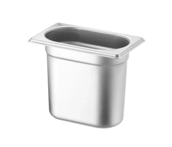 Récipient GN 1/9 prof. 15 cm en acier inoxydable BUDGET LINE | HENDI 800744
