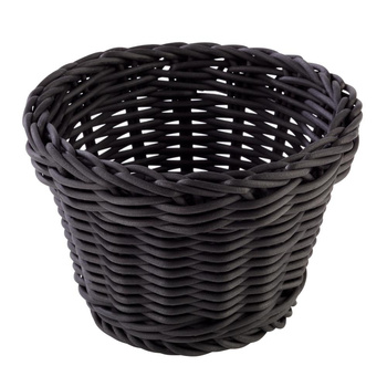 Panier en polypropylène PROFI LINE, rond, noir, 13x10 cm | APS 50622