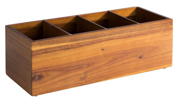 Caisse en bois Woody 36x14x12,5 cm | APS 11649