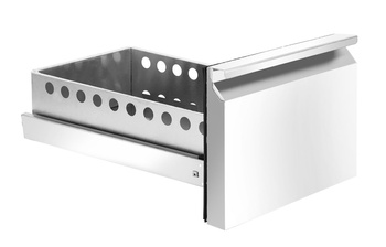 Tiroir avec glissières pour tables réfrigérées et de congélation avec groupe latéral, 30x54,5x14,5 cm, lot de 2 pcs | ARKTIC 232071