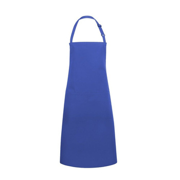 Tablier de cuisine Basic 75 x 90 cm avec poche et boucle bleu | KARLOWSKY BLS 5-6-pièces