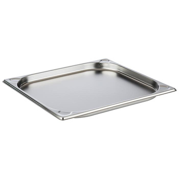 Bac GN 2/3 profondeur 2,5 cm en acier inoxydable | APS 81700