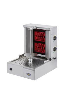 Gyros (kebab) vitrocéramique, 15 kg, 2 zones de chauffe, 3,6 kW, 230 V | ROLLER GRILL GR 40 V