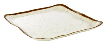 Assiette STONE ART en mélamine, 33x32.5x3 cm | APS 84517
