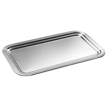 Plateau de banquet CLASSIC GN 1/1, acier inoxydable, 53x32,5x1,5 cm | APS 395