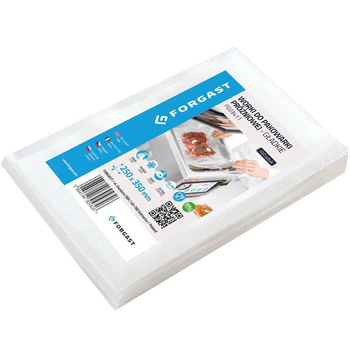 Sachets lisses pour emballage sous vide 35x25 cm - 100 pcs | FORGAST FG03411