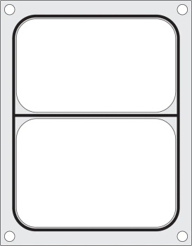 Matrice pour soudeuse en deux parties, 25x19,5 cm | HENDI 805596