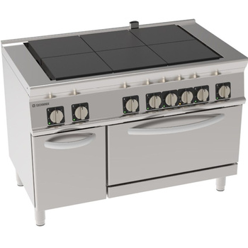 Cuisinière de cuisine gastronomique électrique 6 plaques | TECNOINOX 716196