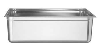Bac GN 2/1 prof. 20 cm en acier inoxydable PROFI LINE | HENDI 801109