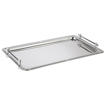 Plateau gastro GN 1/1 BUFFET STAR, acier inoxydable, 53x32,5x5,5 cm | APS 11300