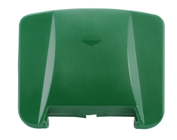 Couvercle pour poubelle 120 L, vert | HENDI 873465