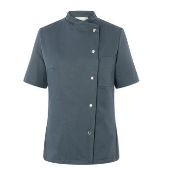 Veste de cuisine femme Greta anthracite | KARLOWSKY JF 4-5