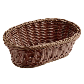 Panier de table et de buffet ECONOMIC, ovale, marron, 27x17.5x9.5 cm | APS 40194