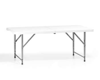 Table de catering pliante 122x61x74 cm, capacité de charge jusqu’à 150 kg | FORGAST FG03802