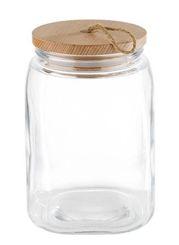 Bocal de conservation WOODY, 14x21,5 cm, 2,5 l | APS 82257