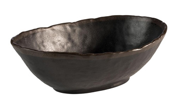 Bol MARONE, mélamine, noir - brun, 27,5x19x9 cm, 1,4 l | APS 84733
