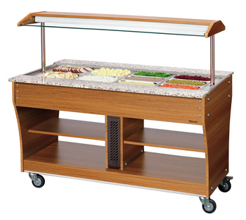 Chariot buffet chauffant 4x 1/1 GN | BARTSCHER 125628