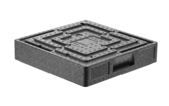 Conteneur isotherme pour restauration Salto, 5,5 L, 41x41x10 cm | HENDI 707067