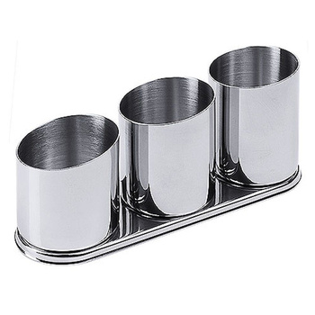Porte-couverts 26x8x12 cm, acier inoxydable | CONTACTO 220/003