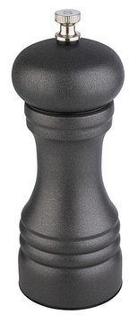 Moulin à sel GUNMETAL, acier inoxydable, 6 x 15,5 cm | APS 40556