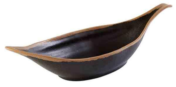 Bol CROCKER, mélamine, noir - brun, 42x14x9.5 cm, 650 ml | APS 84582