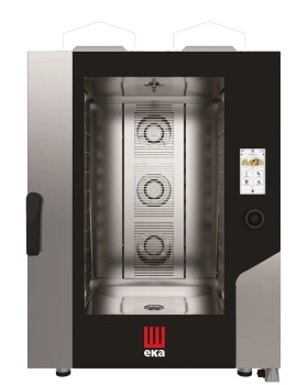 Four mixte à convection-vapeur gaz Millenial Touch Screen Bakery 10x600x400 | TECNOEKA MKF1064GTS