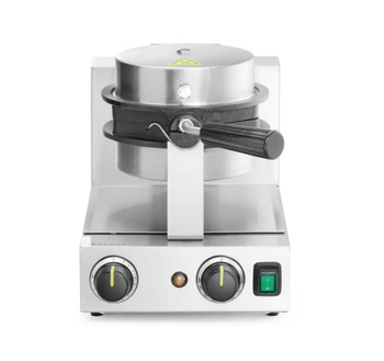 Gaufrier rotatif Bubble Waffle, 1,5 kW, acier inoxydable | HENDI 212196