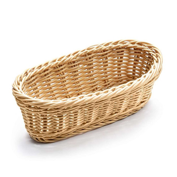 Panier à pain ovale, polypropylène, 23x15x6,5 cm | FORGAST FG03332